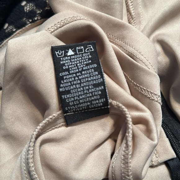 RN studio by Ronni Nicole size 14 black and tan long sleeved dress - Picture 8 of 8